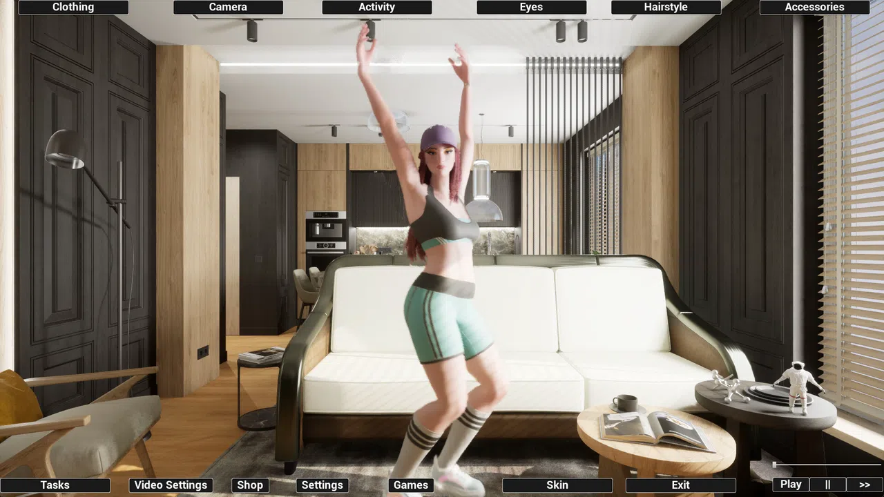 Virtual Girlfriend Lia - Sporty Girl Screenshot 10