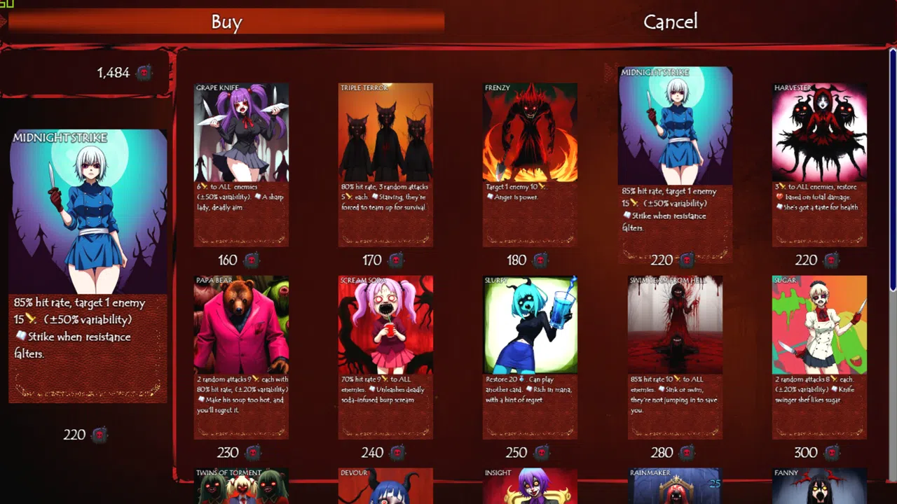 SIN CARDS: Welcome to the Netherworld Screenshot 3