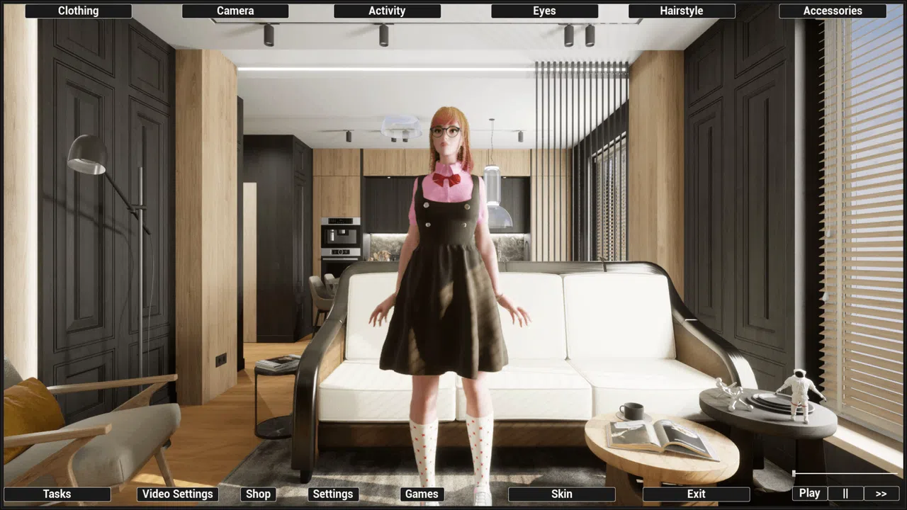 Virtual Girlfriend Lia - Nerd Girl Screenshot 4