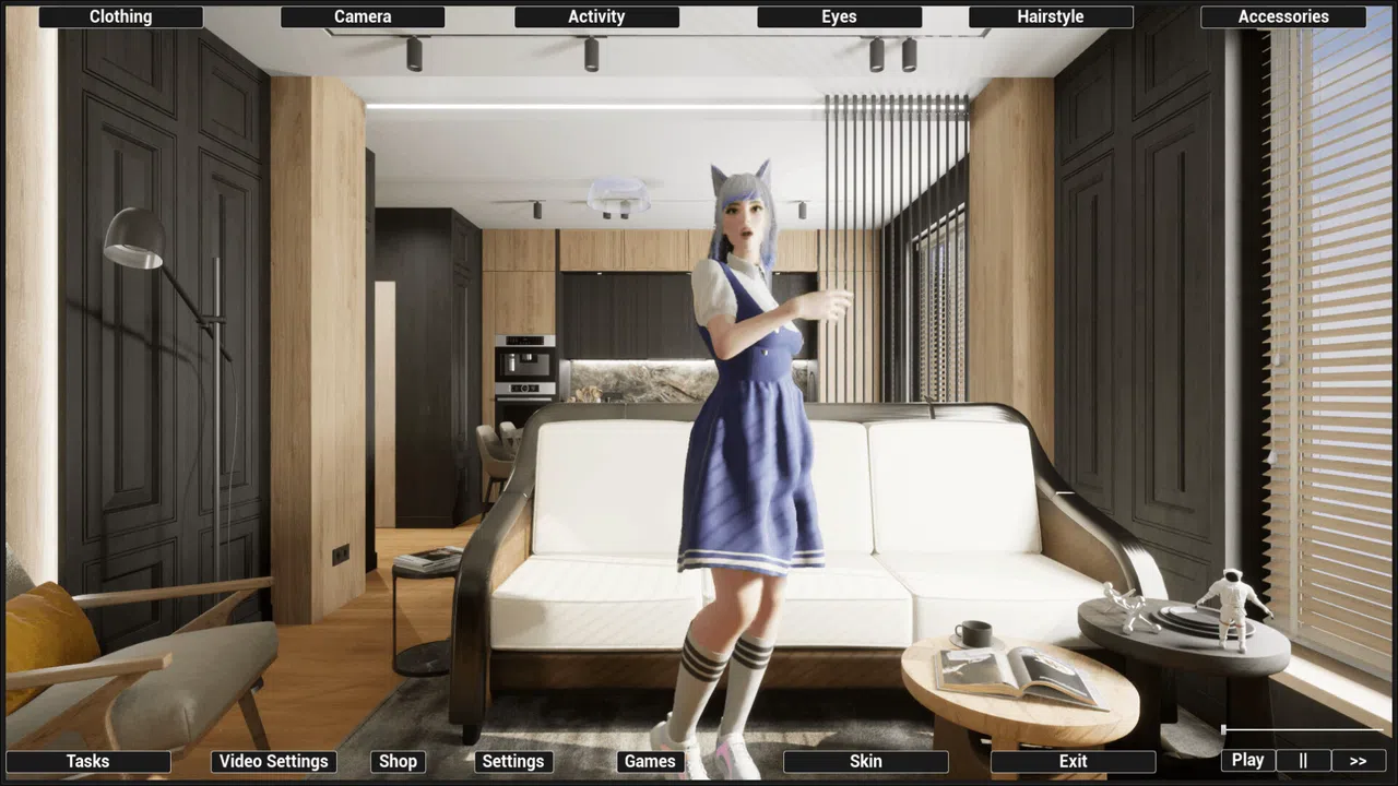 Virtual Girlfriend Lia - Nerd Girl Screenshot 3