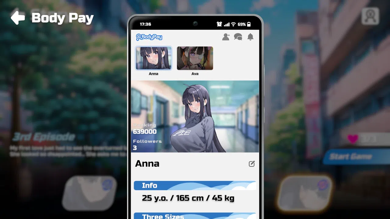 Body Pay "OMG! The girl with the big titties is too hitting on me!" DEMO Screenshot 2