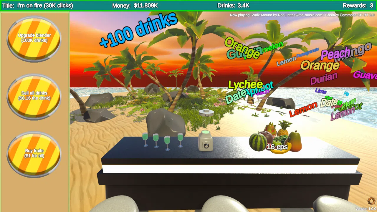 Tropical Clicker Screenshot 2