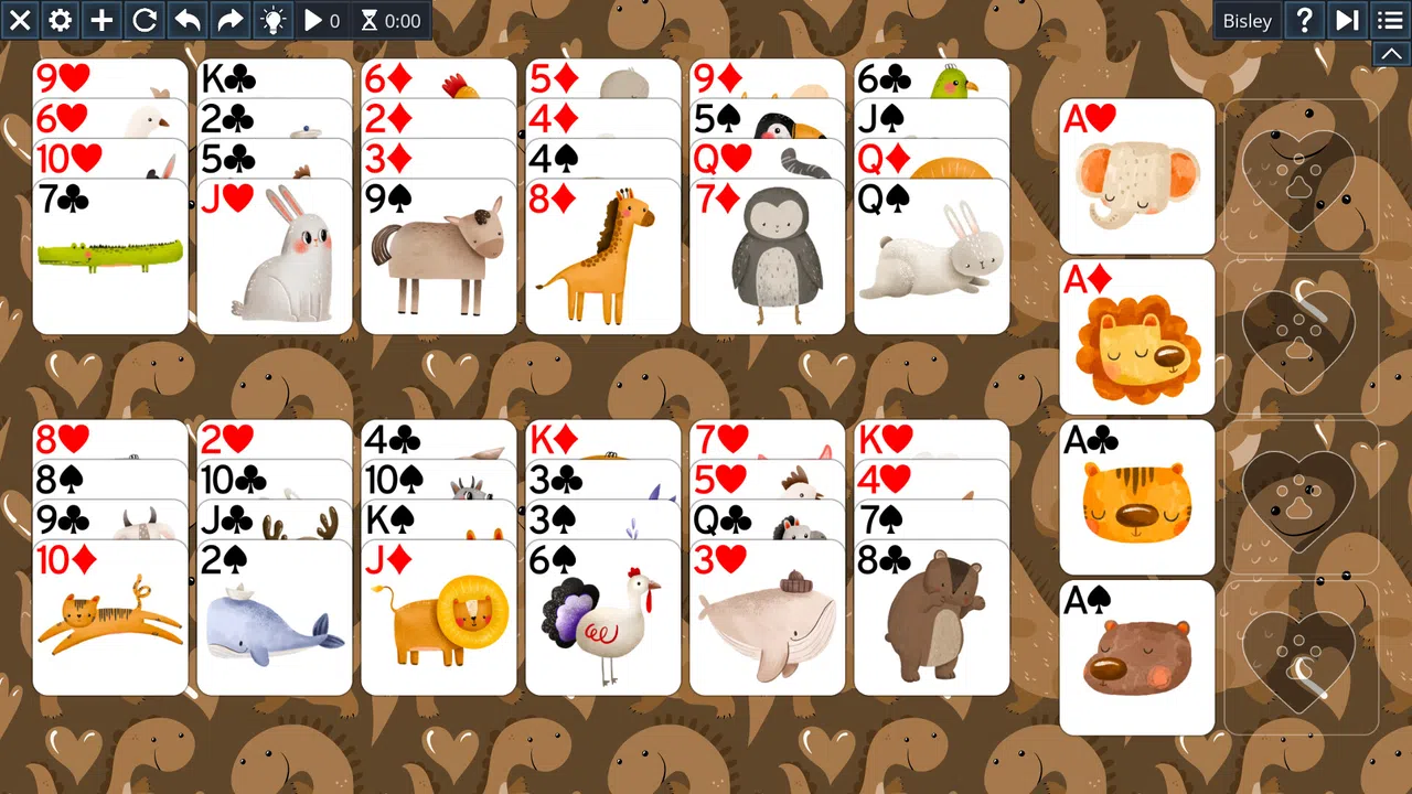 Free Solitaire - Animals Screenshot 6