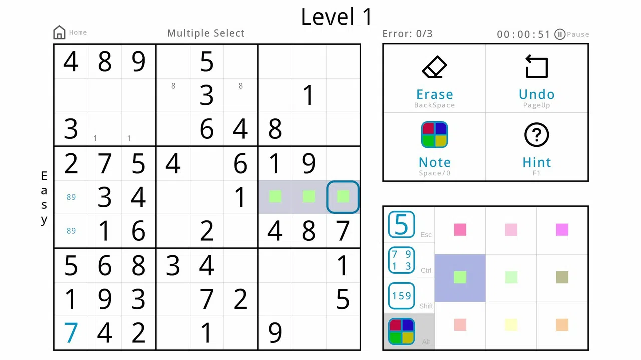 Minimalist Sudoku Demo Screenshot 5