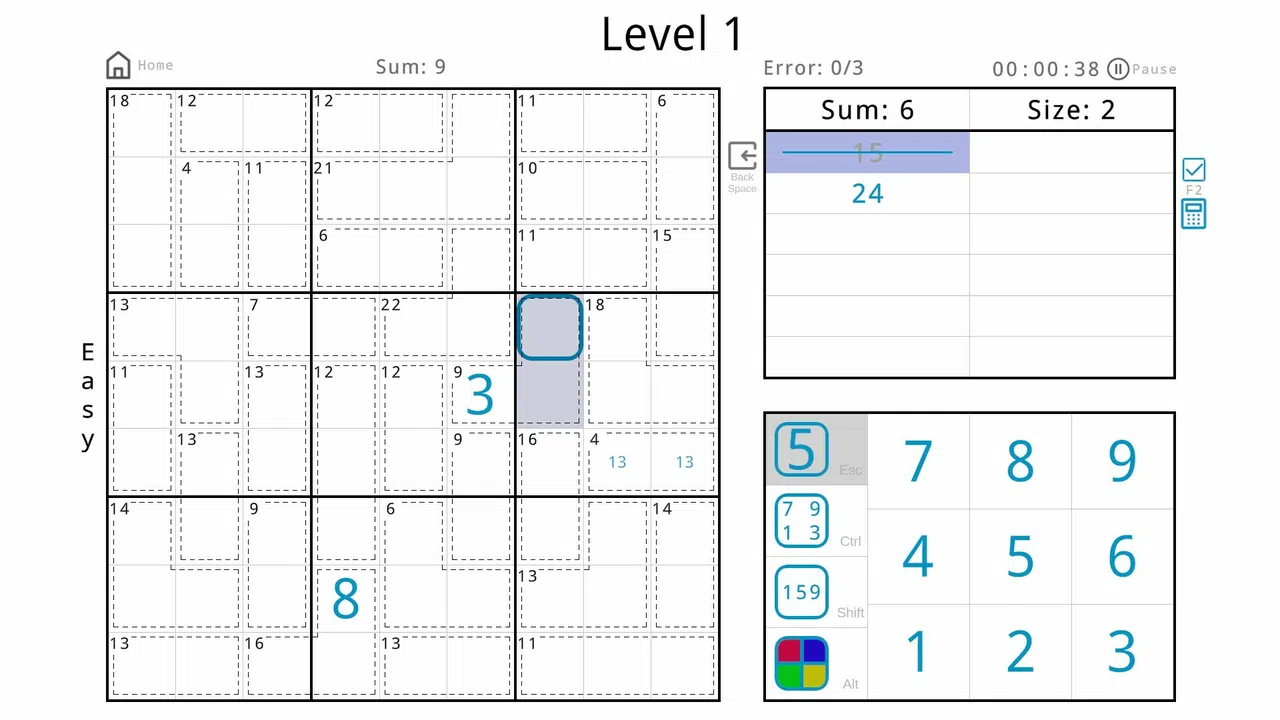 Minimalist Sudoku Demo Screenshot 2