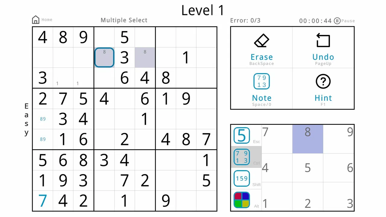 Minimalist Sudoku Demo Screenshot 4