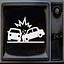 Fatal accident icon
