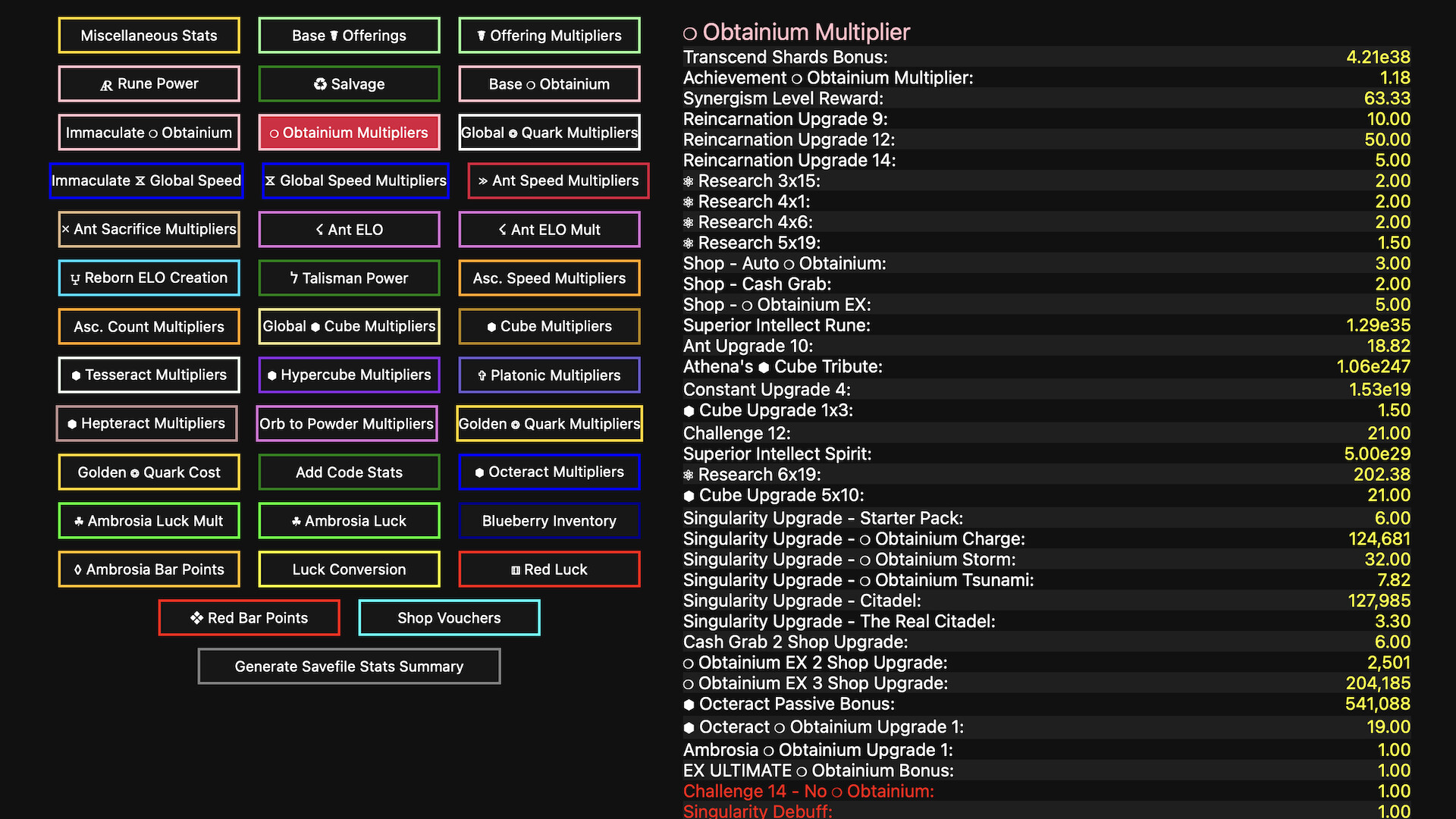 Synergism Screenshot 4