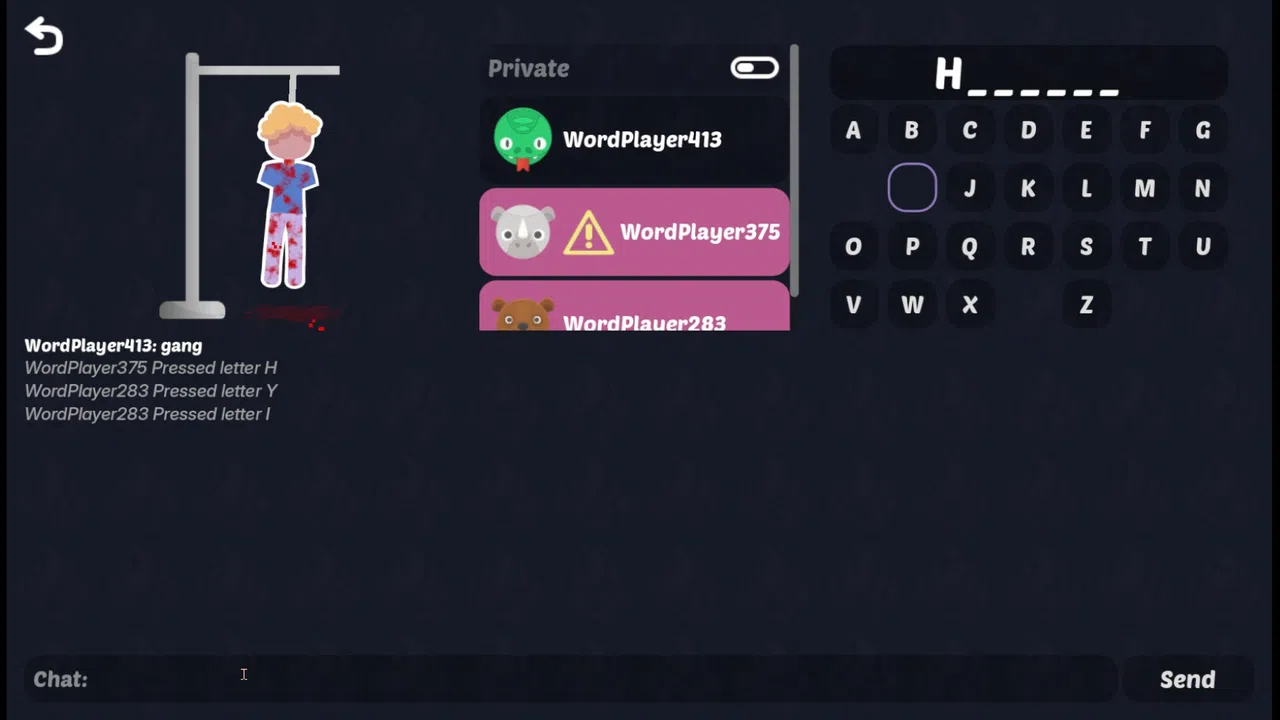 Project Hangman Screenshot 1