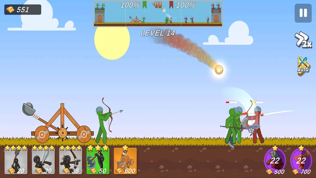 Stick Ragdoll Battle Simulator Screenshot 1