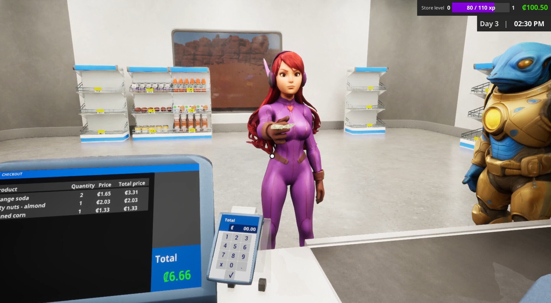 Space Supermarket Simulator Demo Screenshot 1