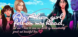 An alien girl fell on my head, and now I must save our world by demonstrating great and beautiful love