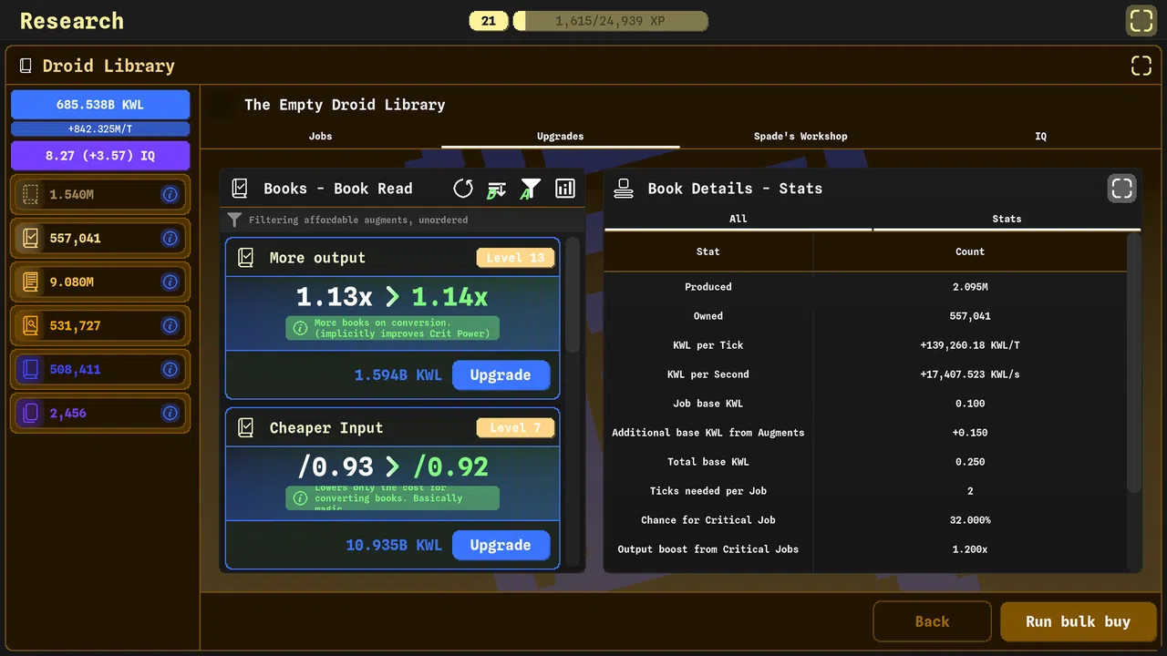 Idle Research 2 Screenshot 1