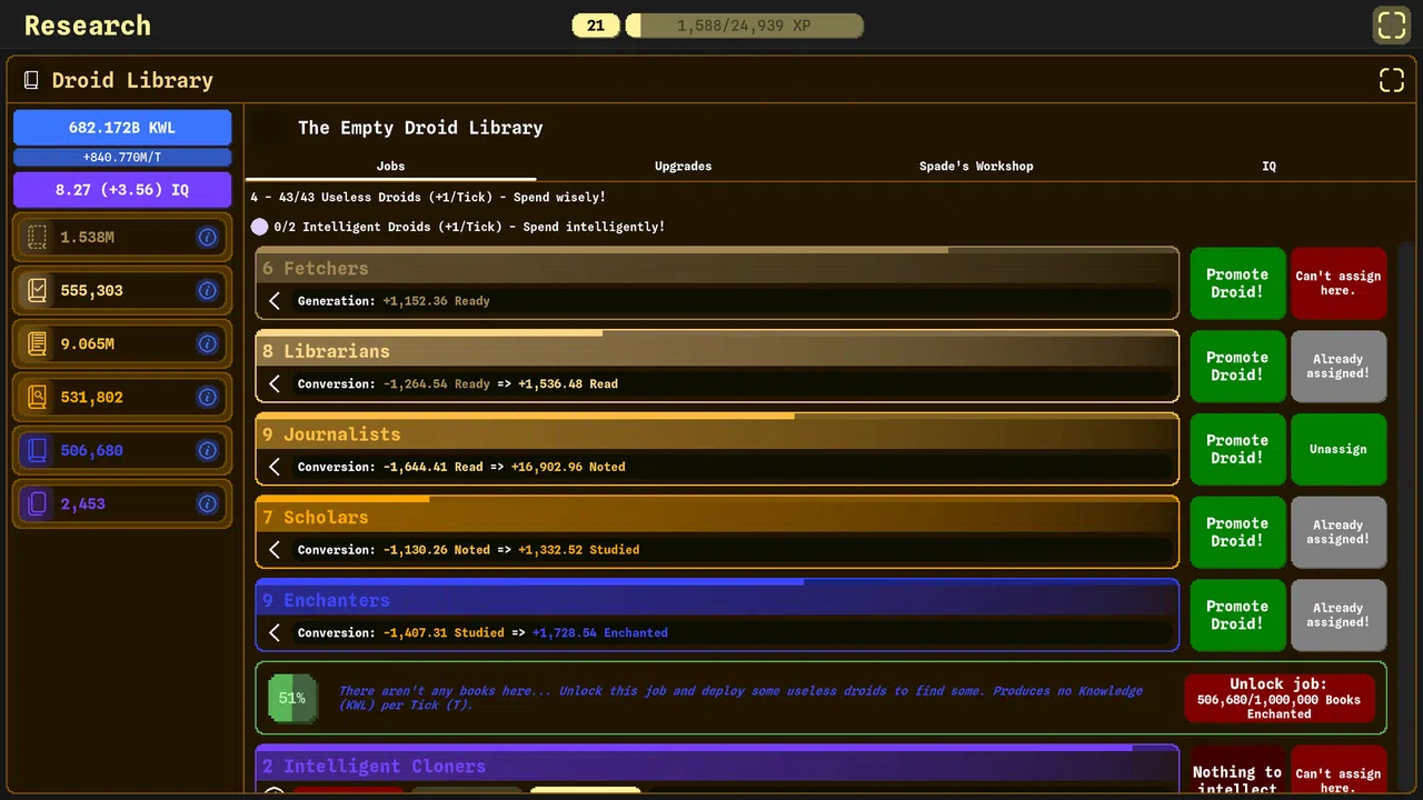 Idle Research 2 Screenshot 0