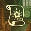 Tourist of the magical world icon