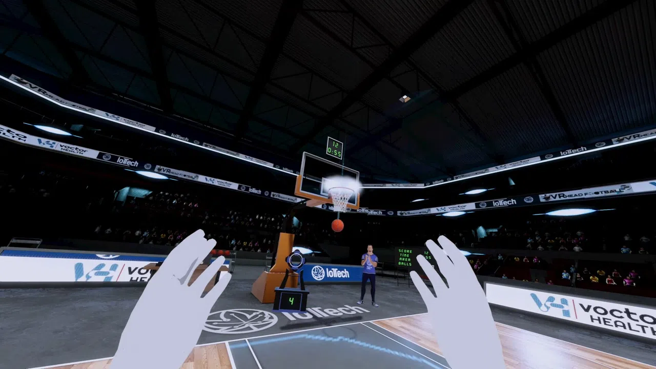 VR Basketball: Training Challenge Screenshot 4