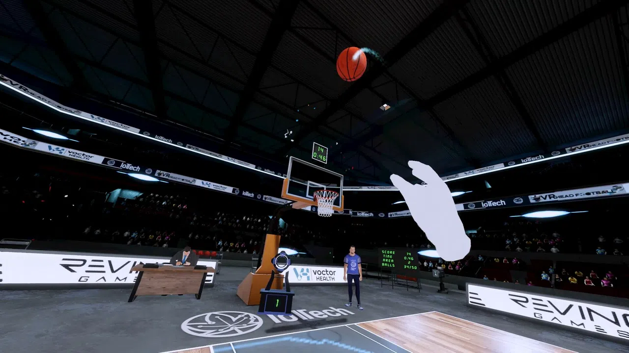 VR Basketball: Training Challenge Screenshot 1