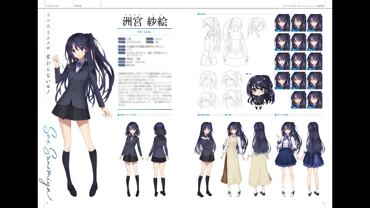 Memories Off Sousou ~Not always true~ MATERIAL BOOK Screenshot 1