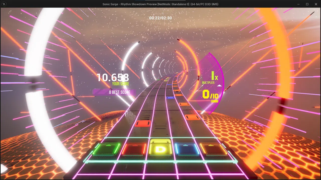 Sonic Surge - Rhythm Showdown Demo Screenshot 1