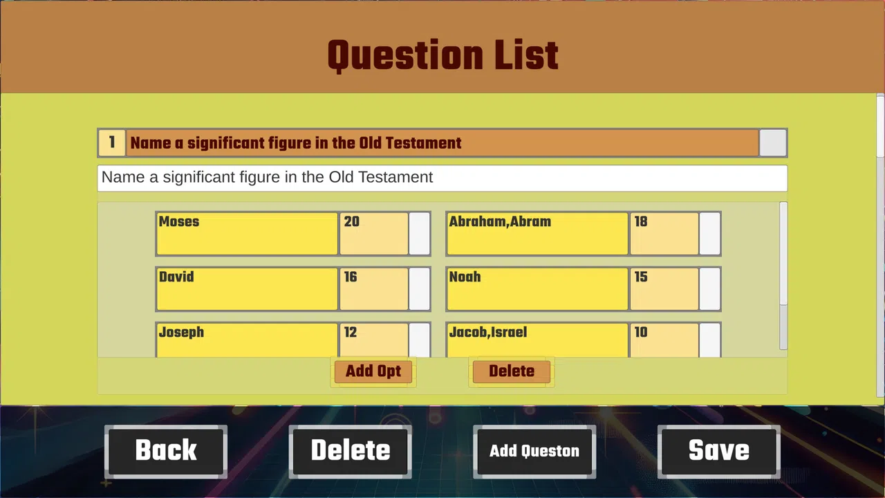 Ray Cheng Trivia Editor Screenshot 0