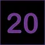 Level 20 icon