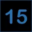Level 15 icon
