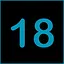 Level 18 icon