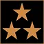 Bronze star 3 icon