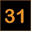 Level 31 icon
