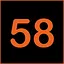 Level 58 icon