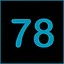 Level 78 icon