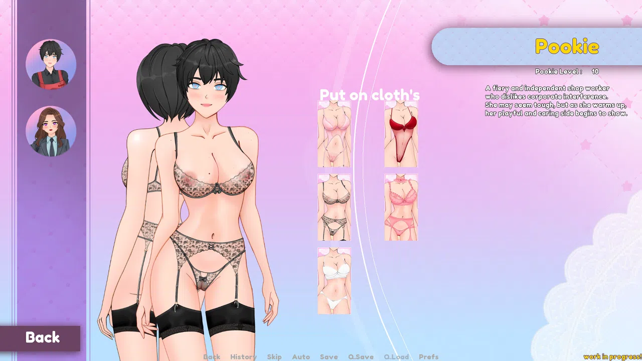 Pookie's Lingerie Shop Demo Screenshot 2