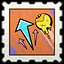 Towards the sky icon