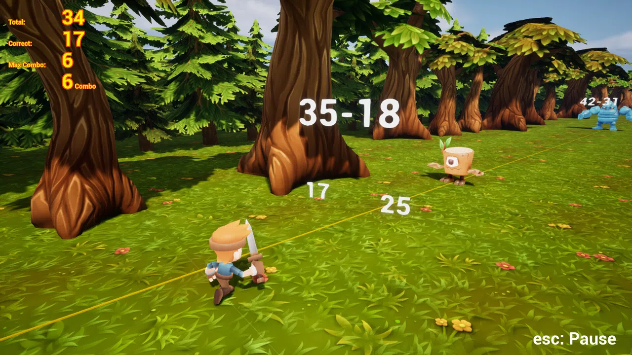 Math Monster Quest Screenshot 2