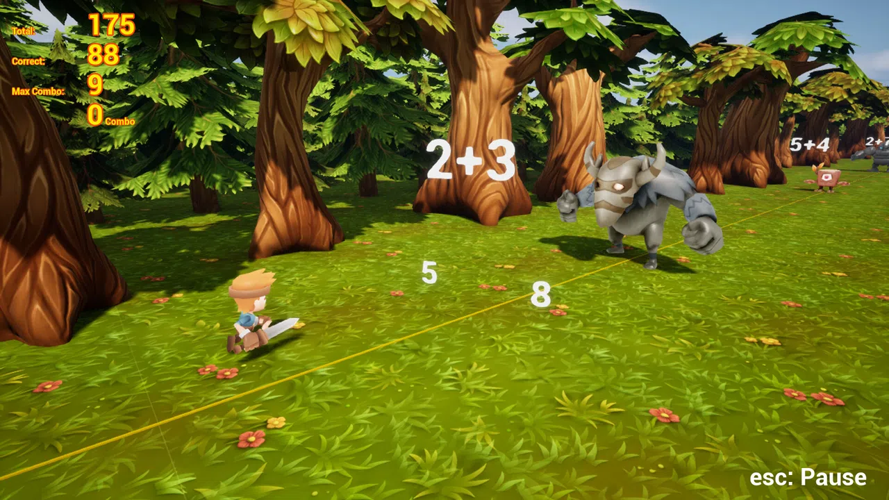 Math Monster Quest Screenshot 0