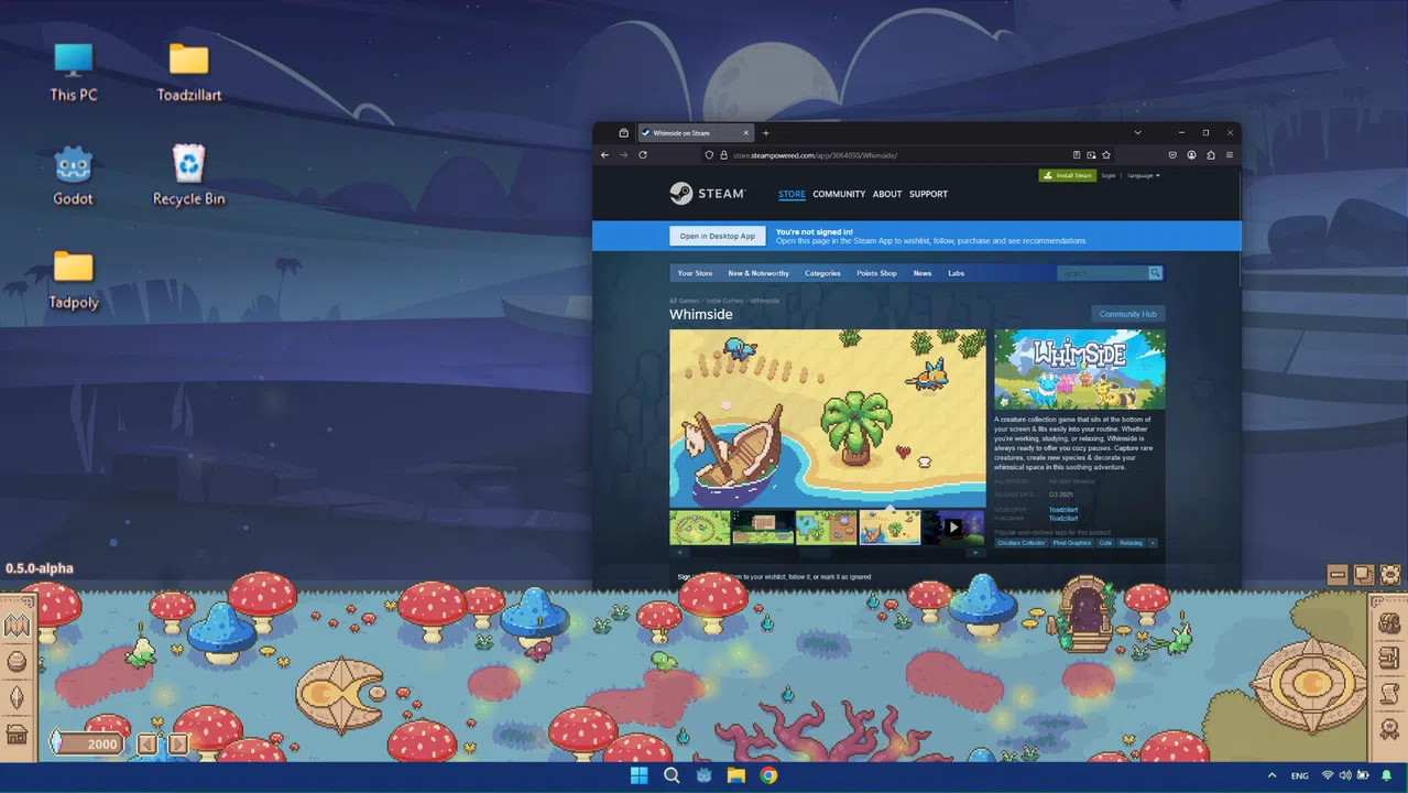 Whimside Demo Screenshot 2