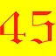 Level 45 icon