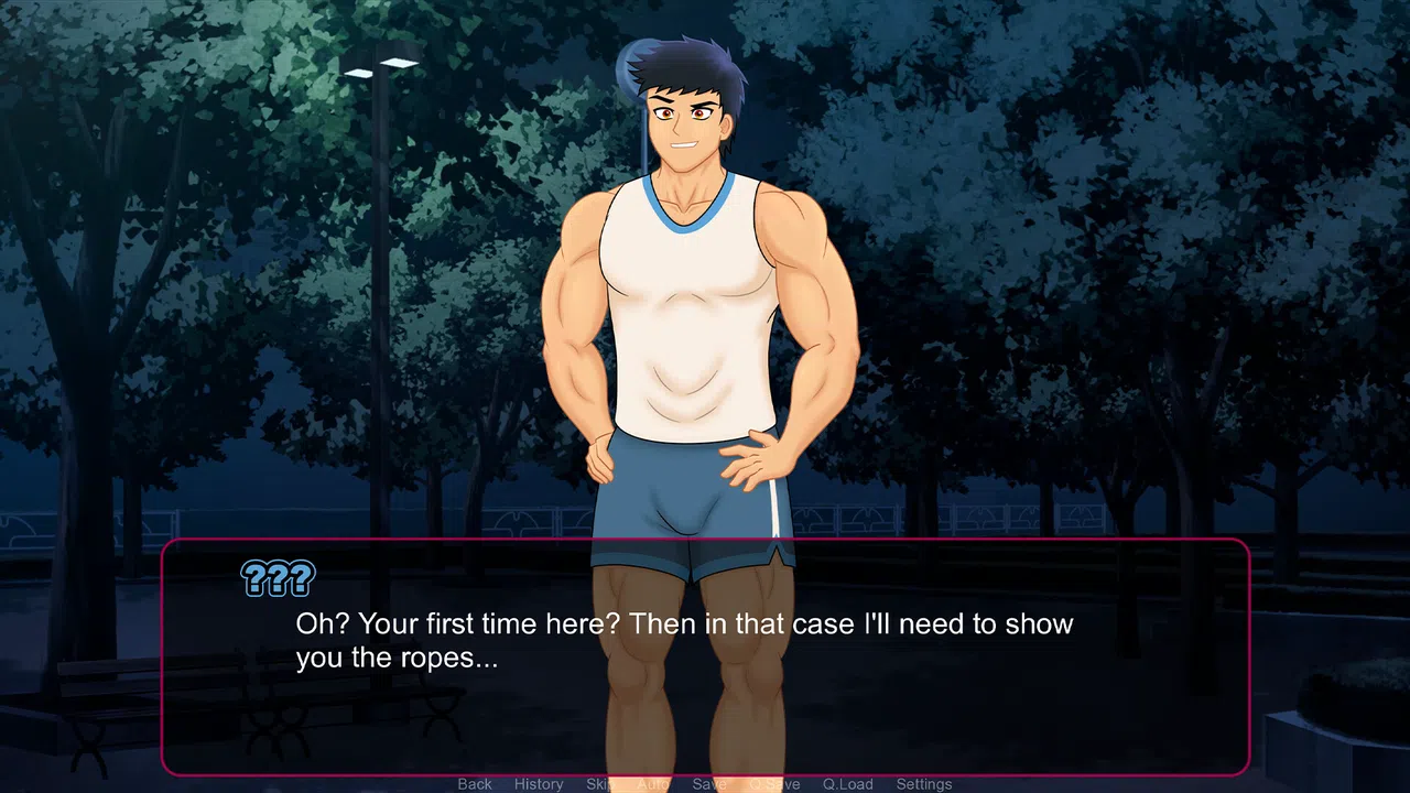 Meeting a Hunk in the Park Screenshot 1