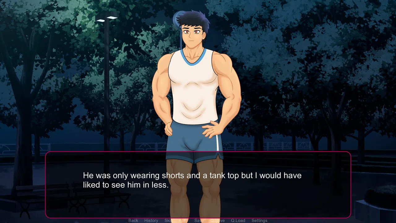 Meeting a Hunk in the Park Screenshot 0