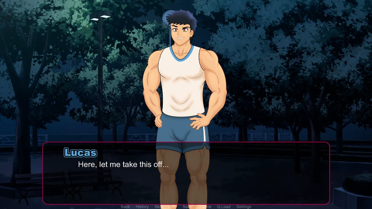 Meeting a Hunk in the Park Screenshot 2