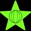 Glass half empty icon