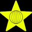 Glass half full icon