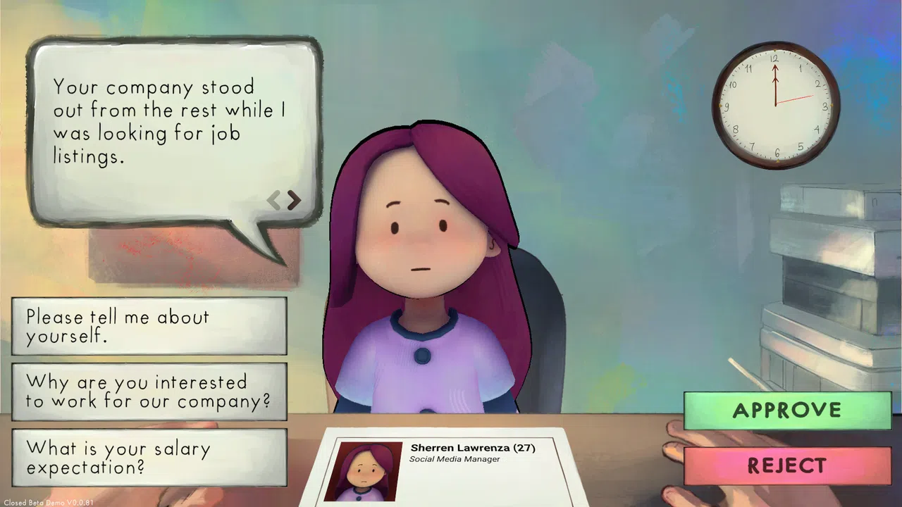 HR Simulator Demo Screenshot 0
