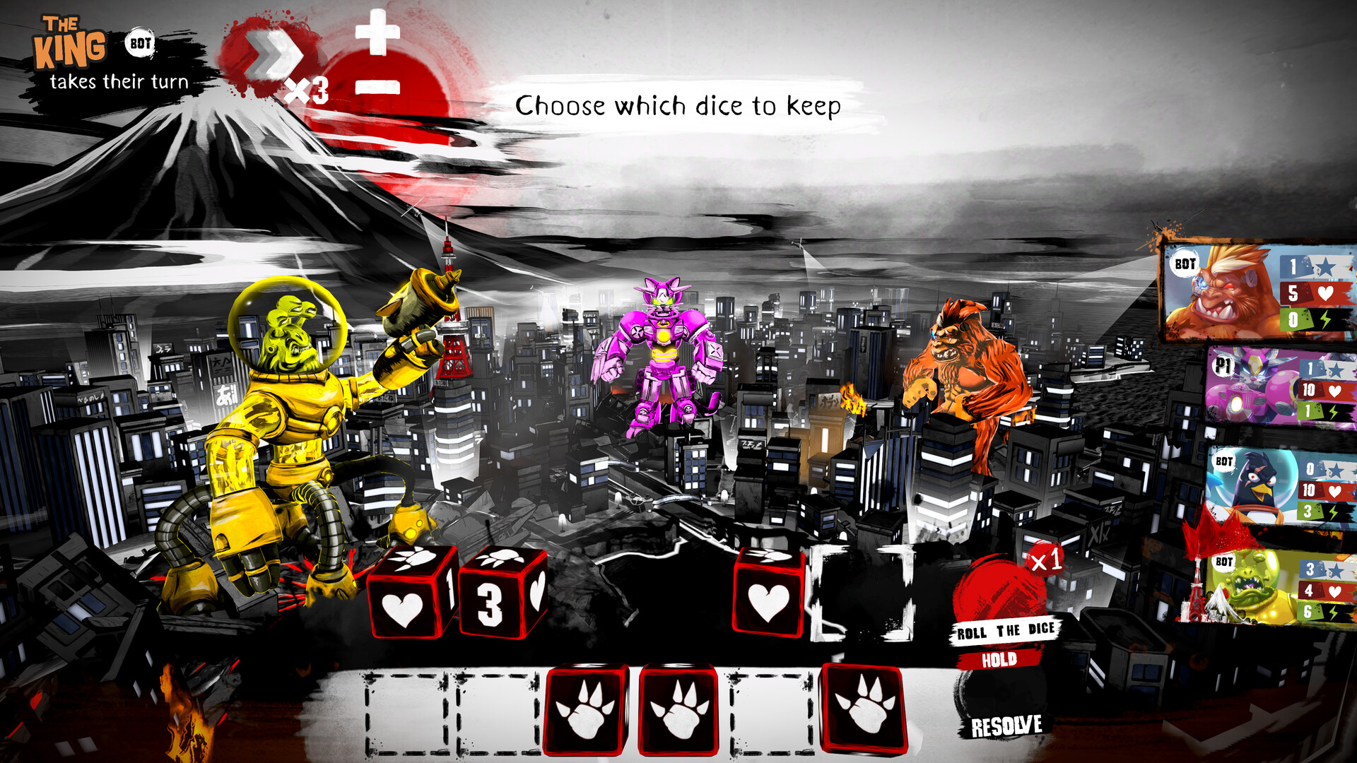 King of Tokyo - Richard Garfield Screenshot 1