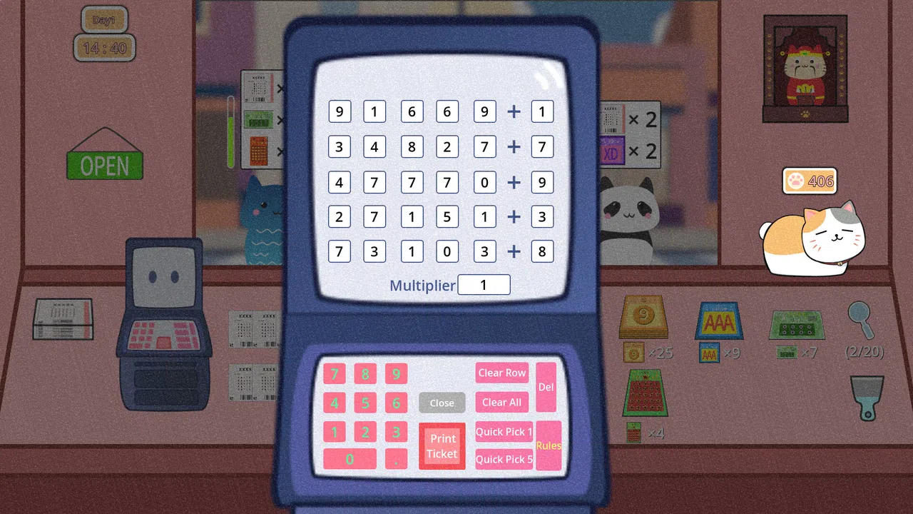 Cat Lottery Shop Screenshot 5
