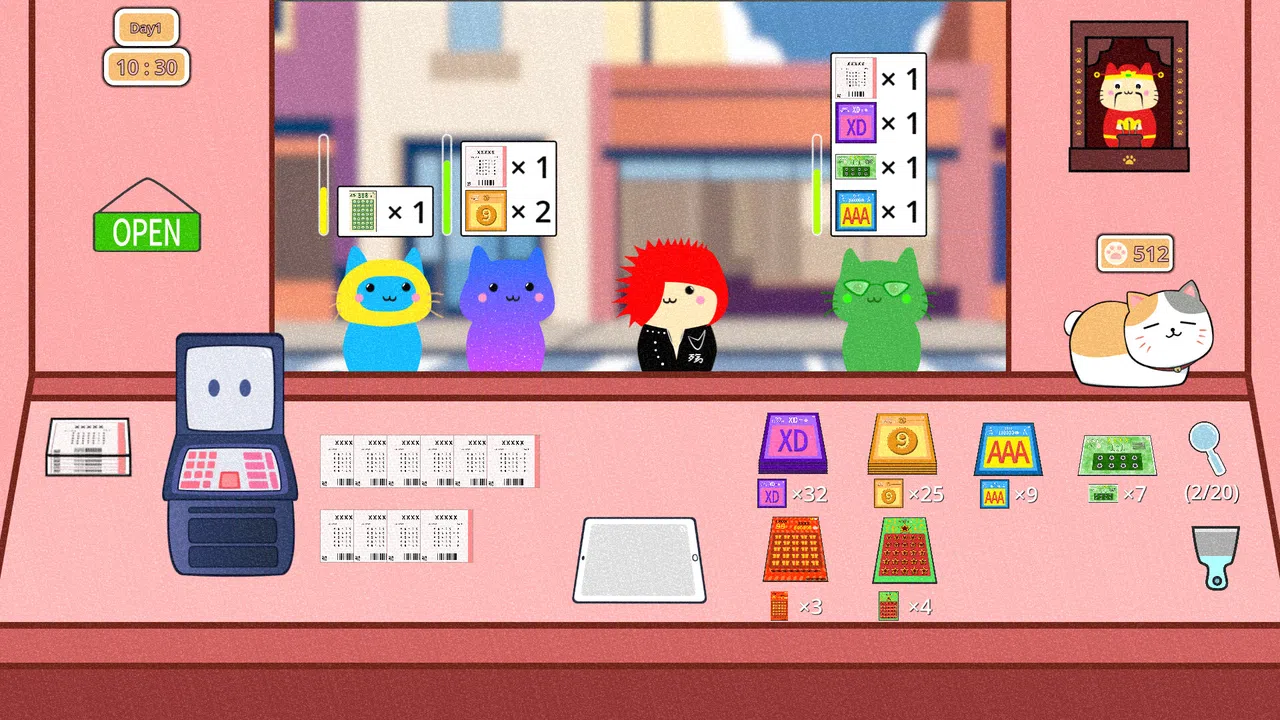 Cat Lottery Shop Screenshot 0
