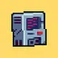 Push the boxes together icon