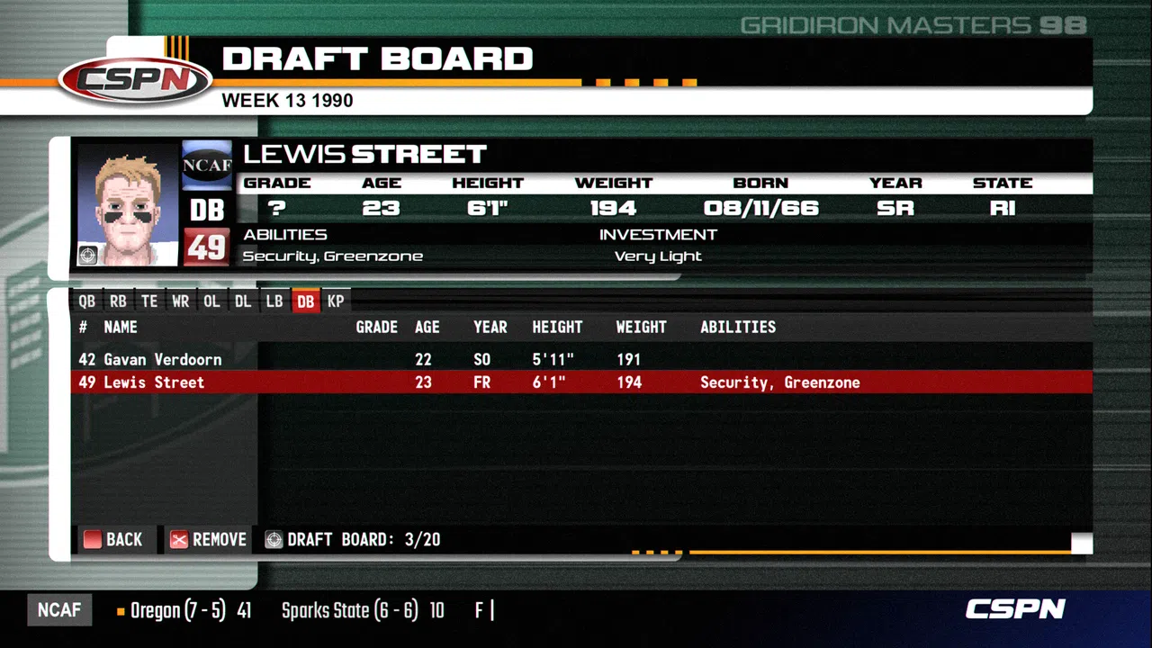 Gridiron Masters '98 Screenshot 2