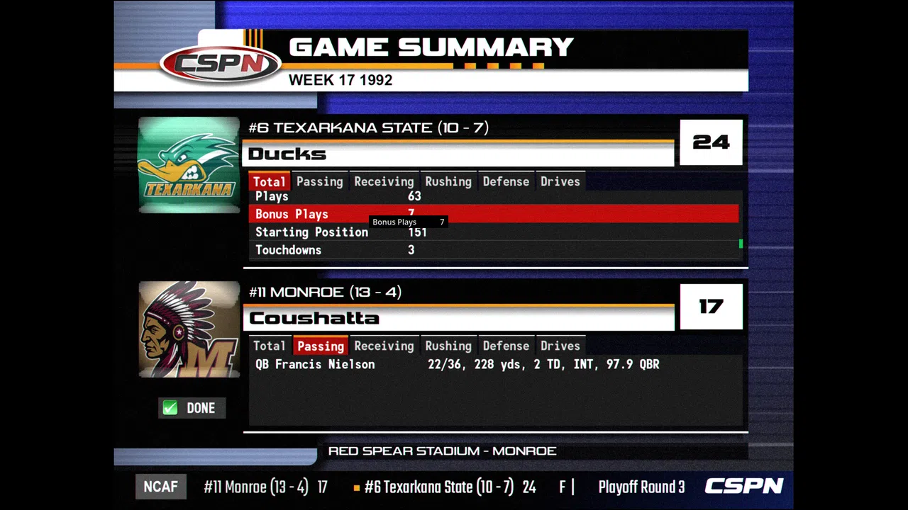 Gridiron Masters '98 Screenshot 1