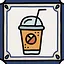 The takeaway drink icon